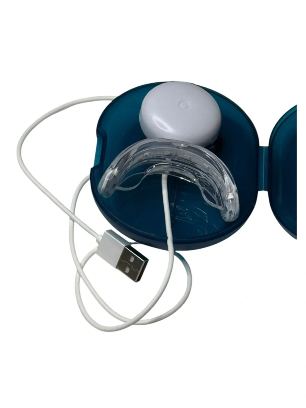 new Auraglow ☀︎︎ Powerful LED Tooth Whitening Device ☀︎︎ Blue Case ☀︎︎ No gels